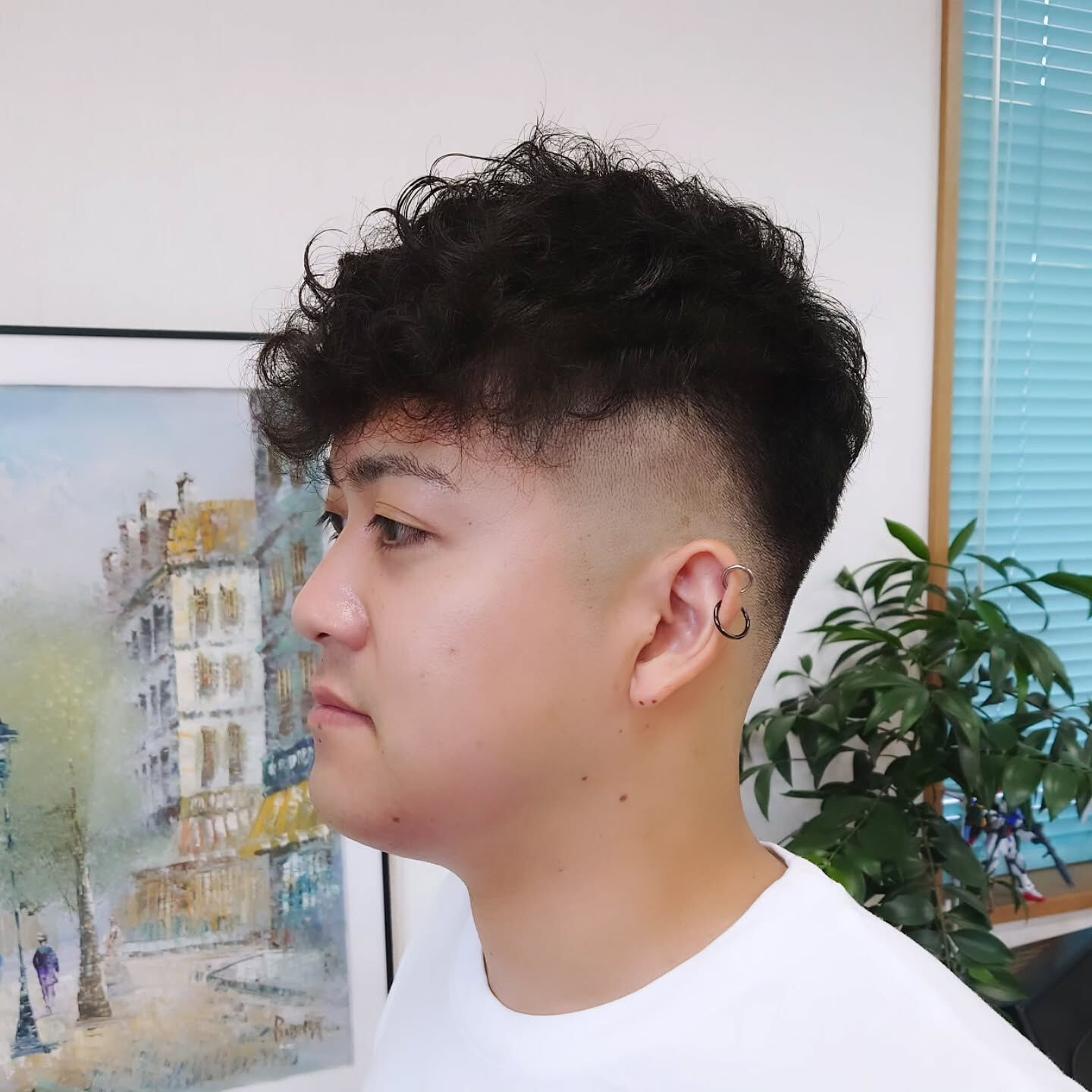 💈スキンフェード×パーマ