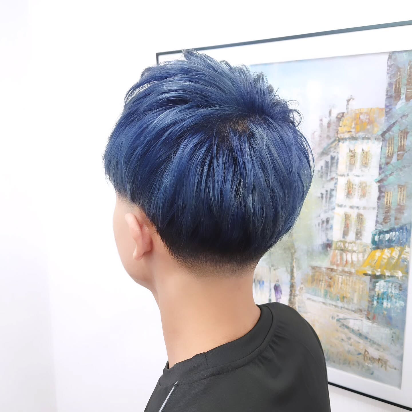 💈ブルーグラデーションカラー×フェード