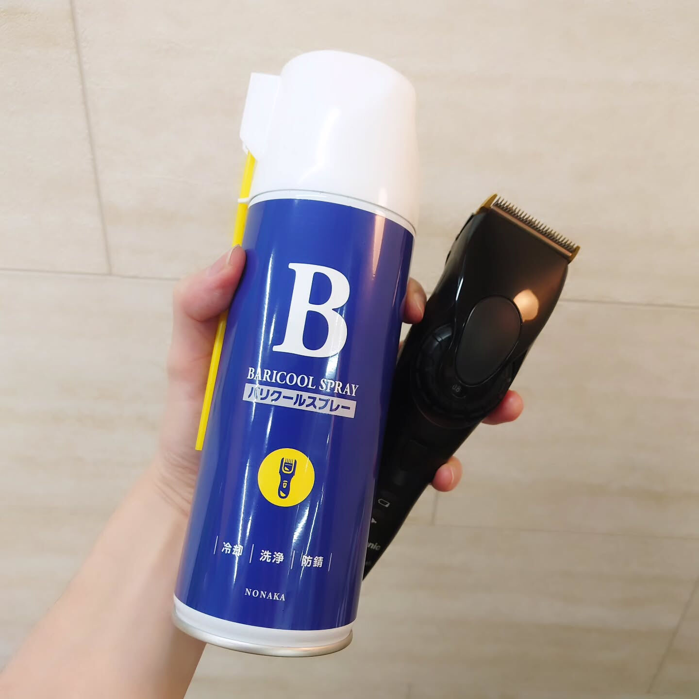 💈バリカンと冷却スプレー🧊