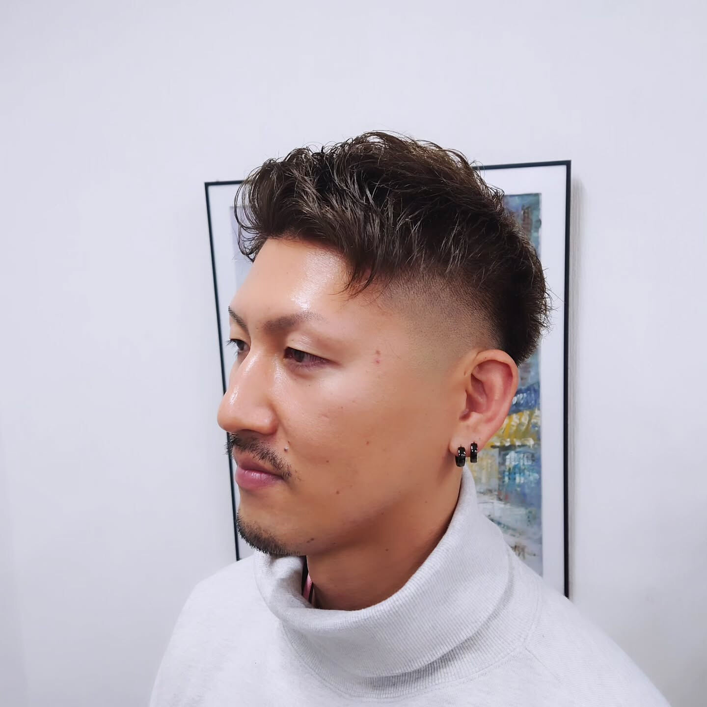 💈【フェード×ツーブロックショート】