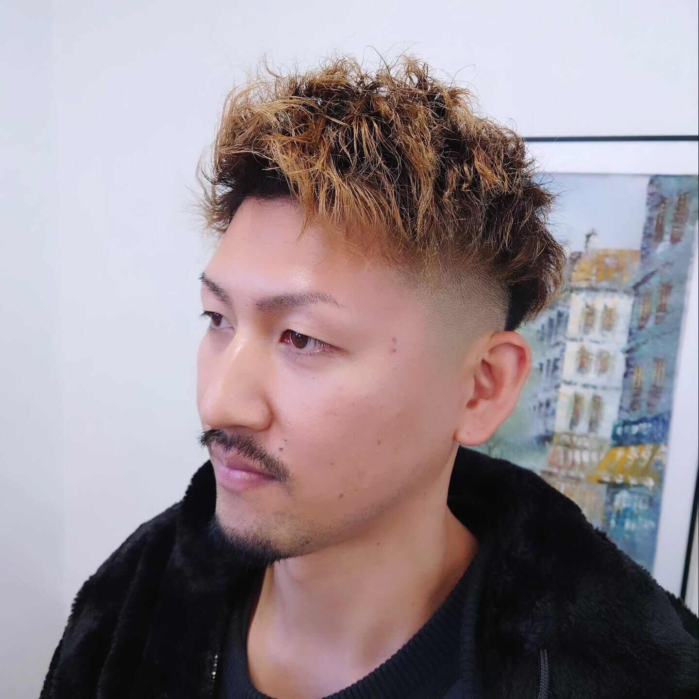 ブリーチ毛にツイストパーマ🔥