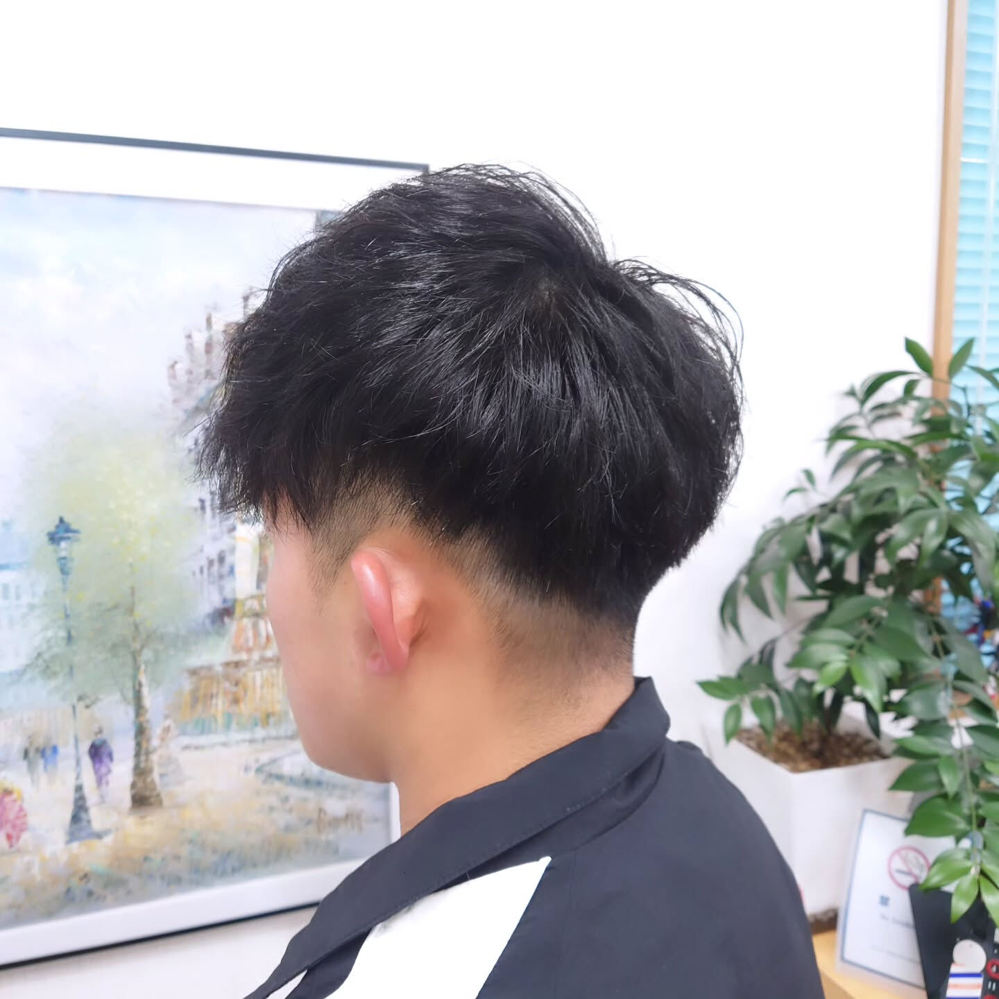 前回かけたパーマの残りを活かしたツイストスパイラル✂️