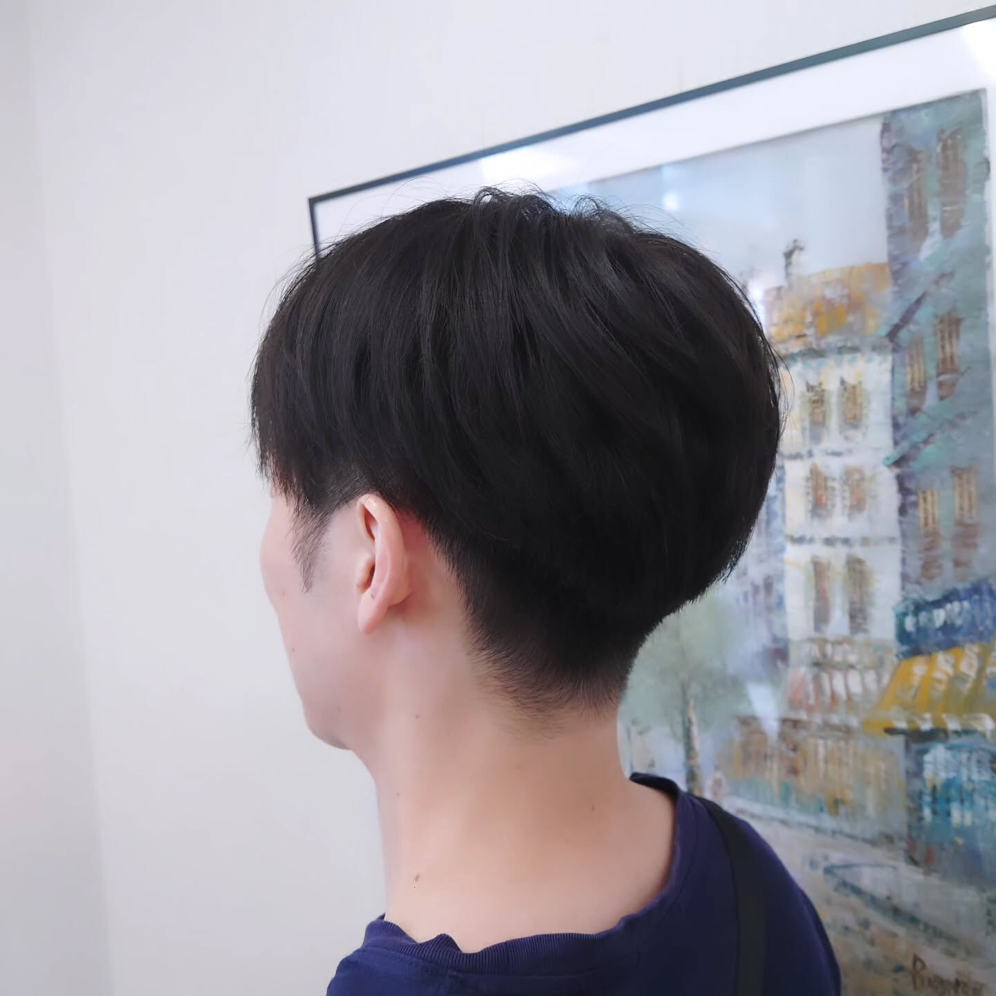 ナチュラルに決まるセンターパート✂️