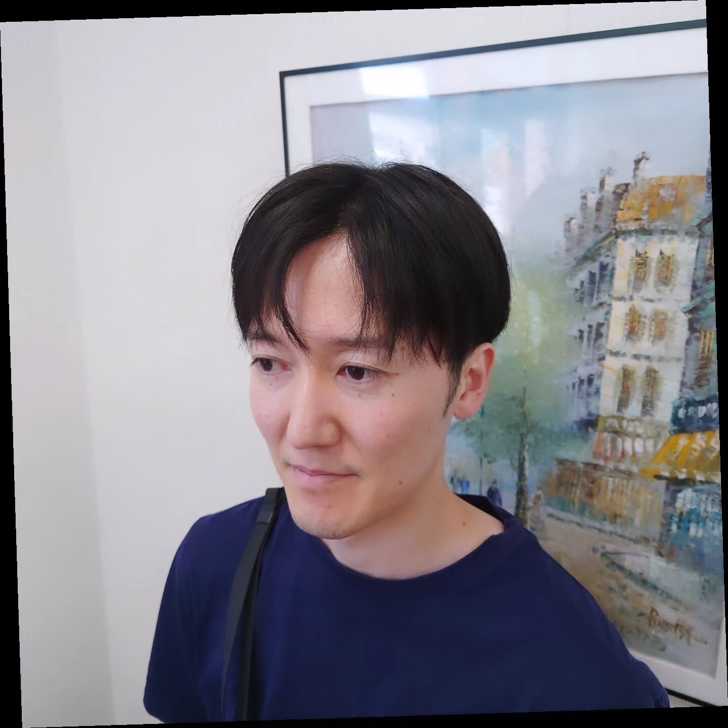 ナチュラルに決まるセンターパート✂️
