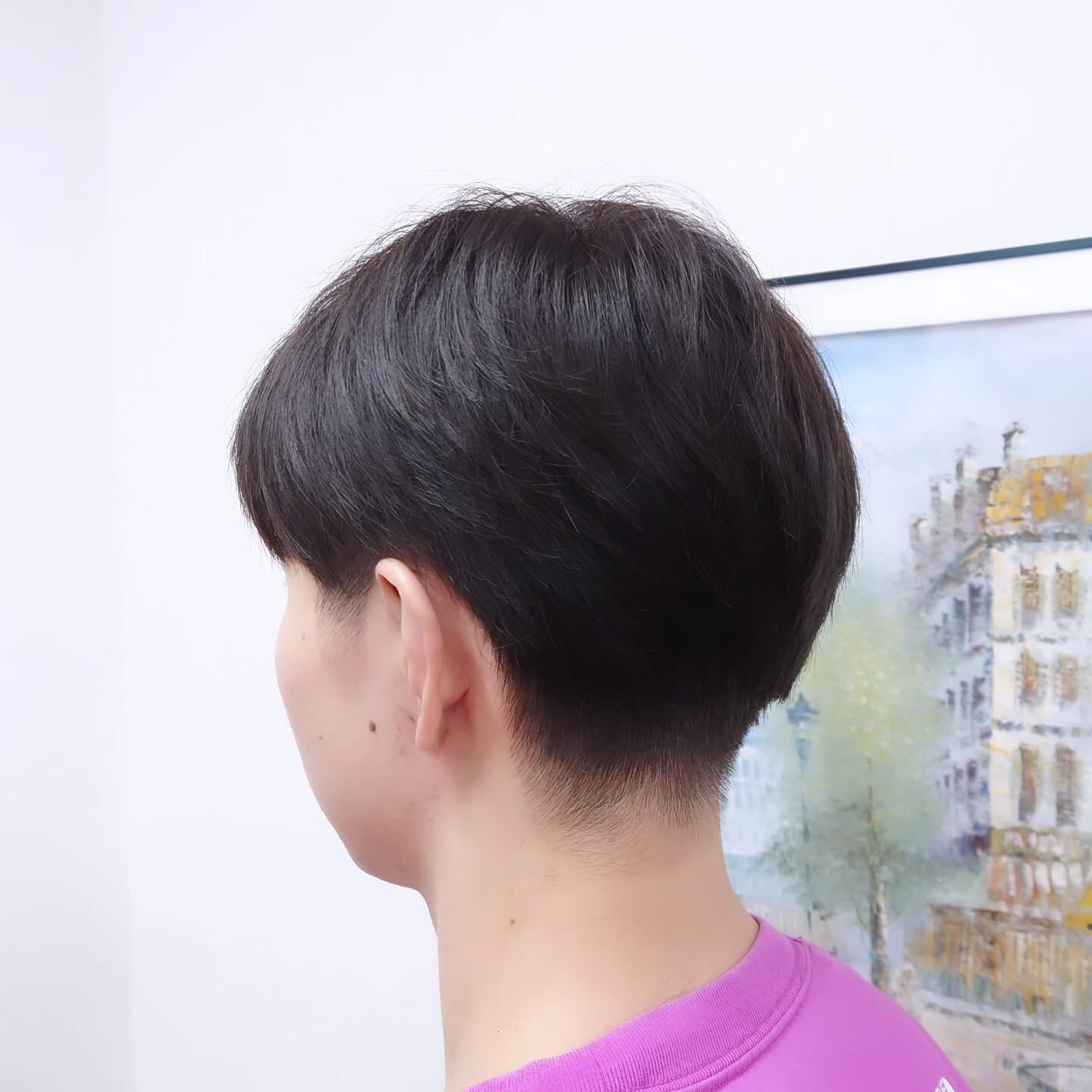 ナチュラルやショートセンターパート✂️