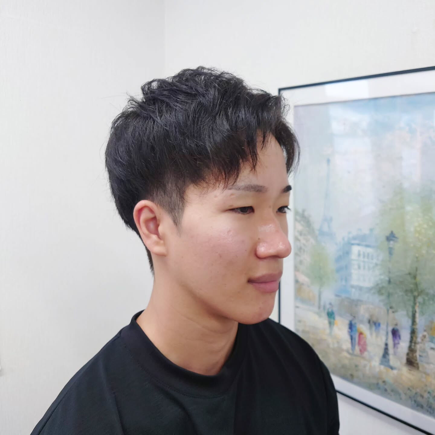 ツーブロック×ナチュラルショート✂️