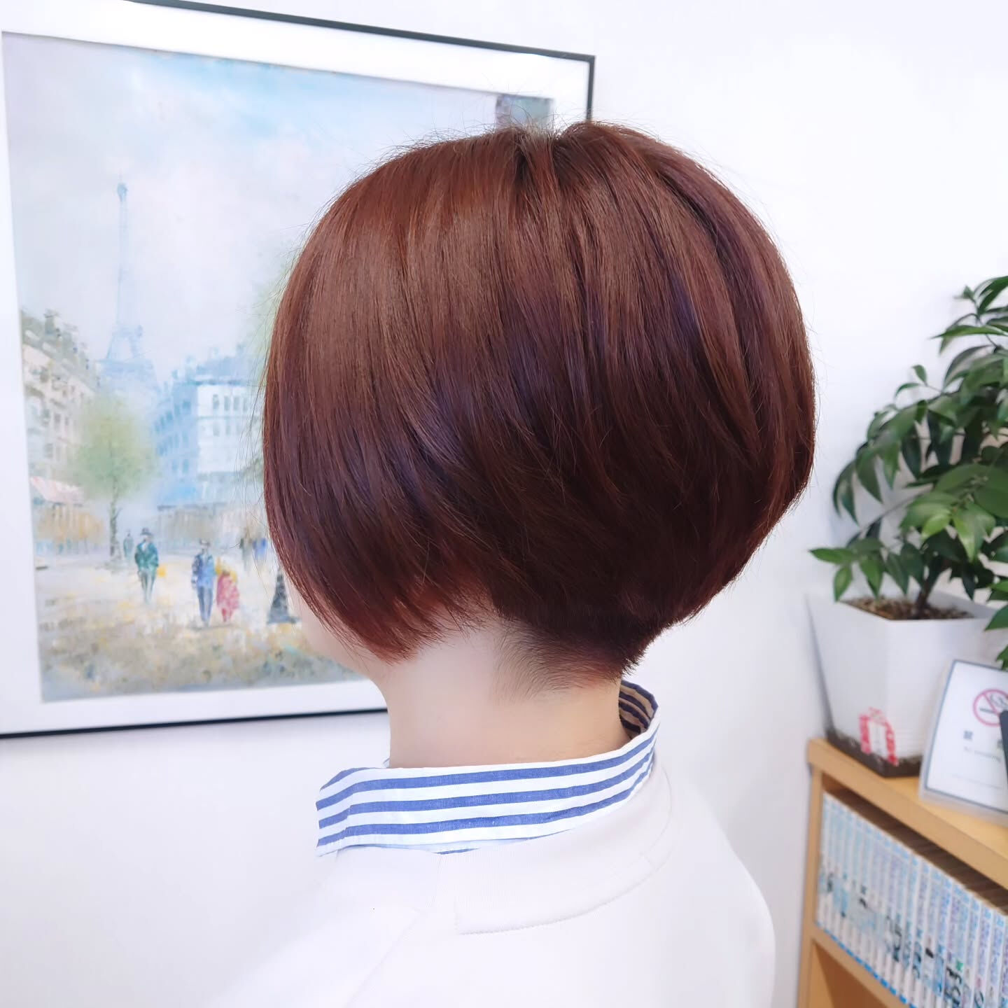 レディースの刈り上げショートボブ✂️