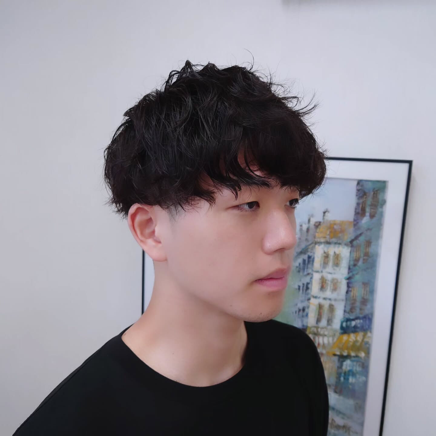 自然な動きが人気のシャドウパーマ✨