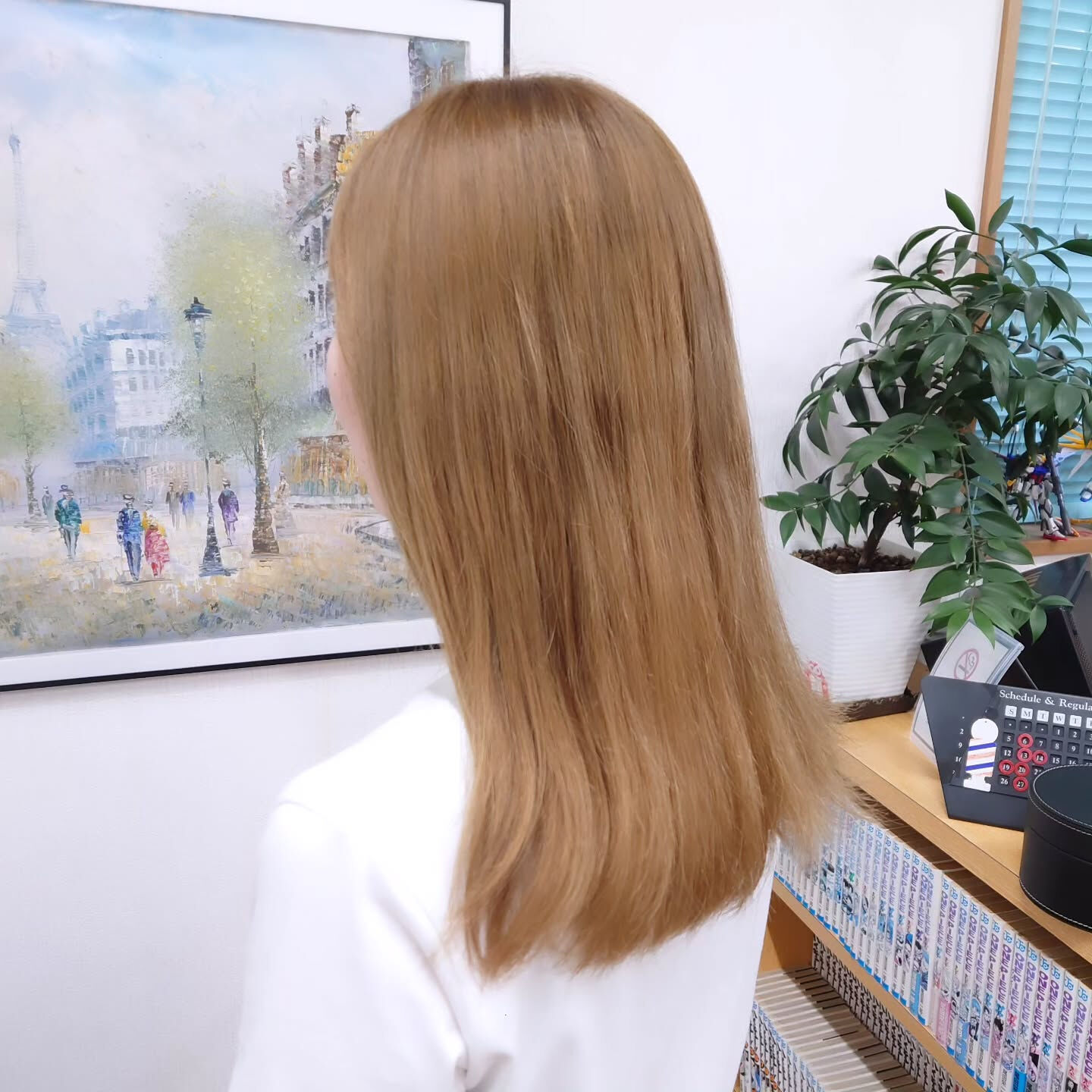 ブリーチベースのミルクティーベージュ🧋✨