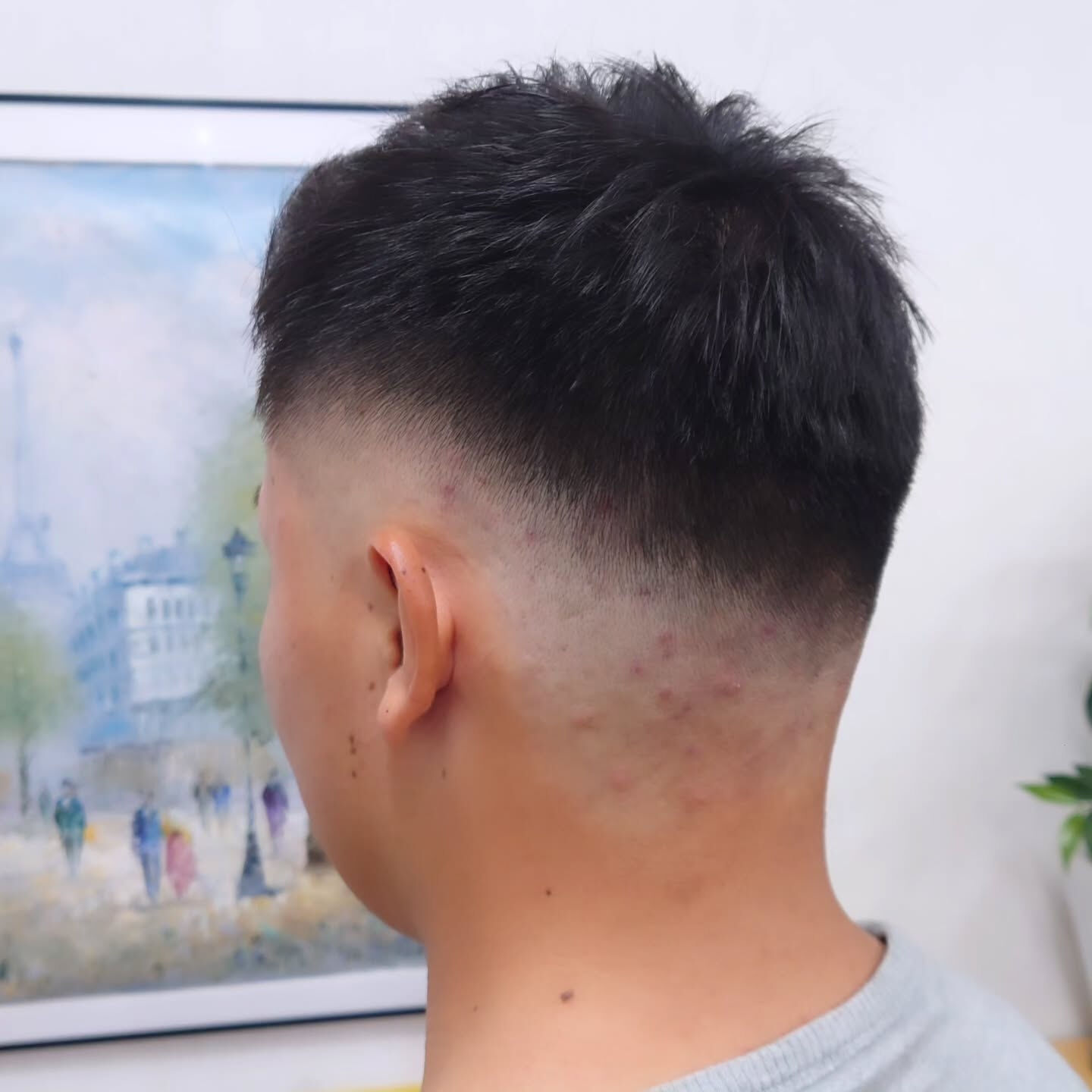 スキンフェード × ショートカット✂