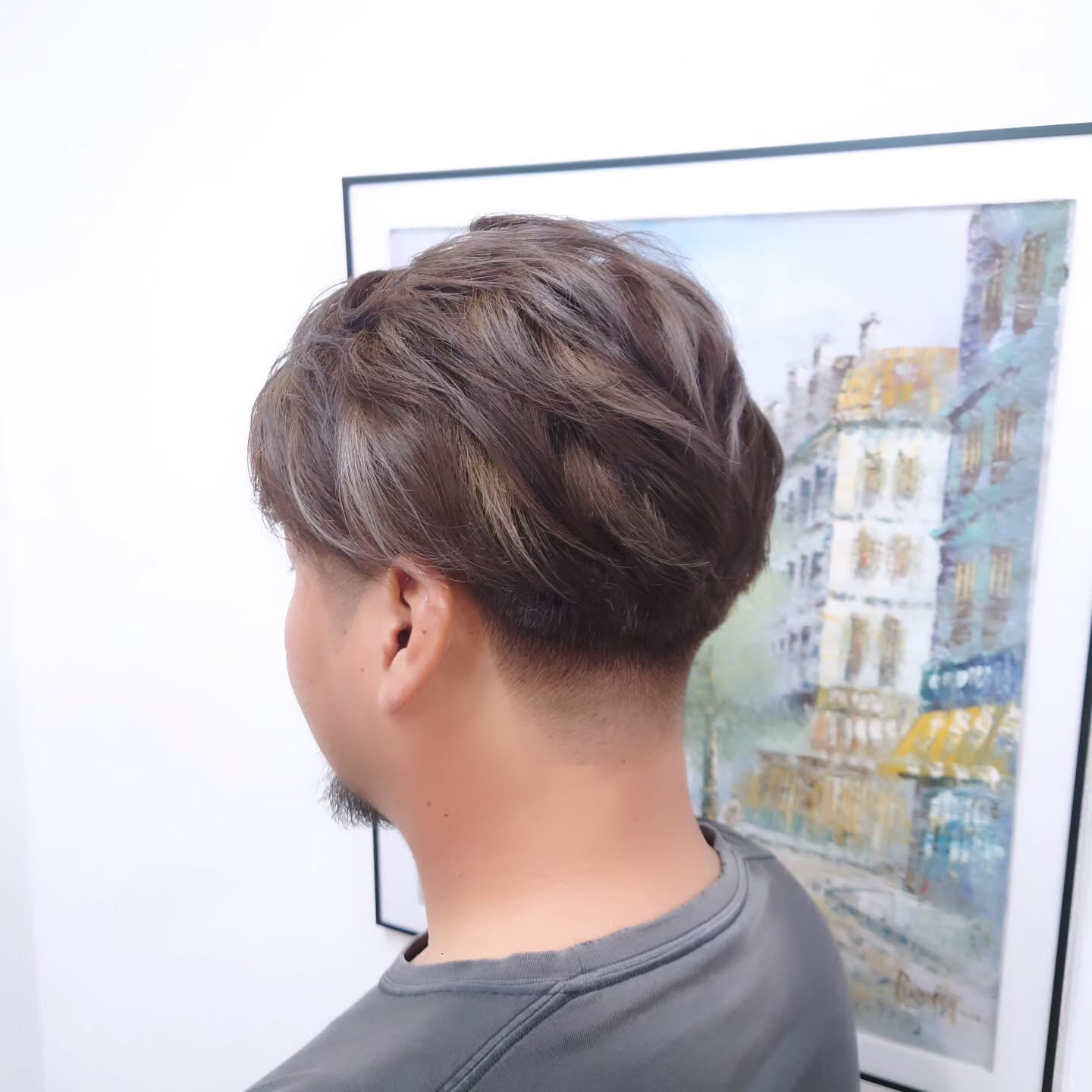センターパート×メッシュ✂︎