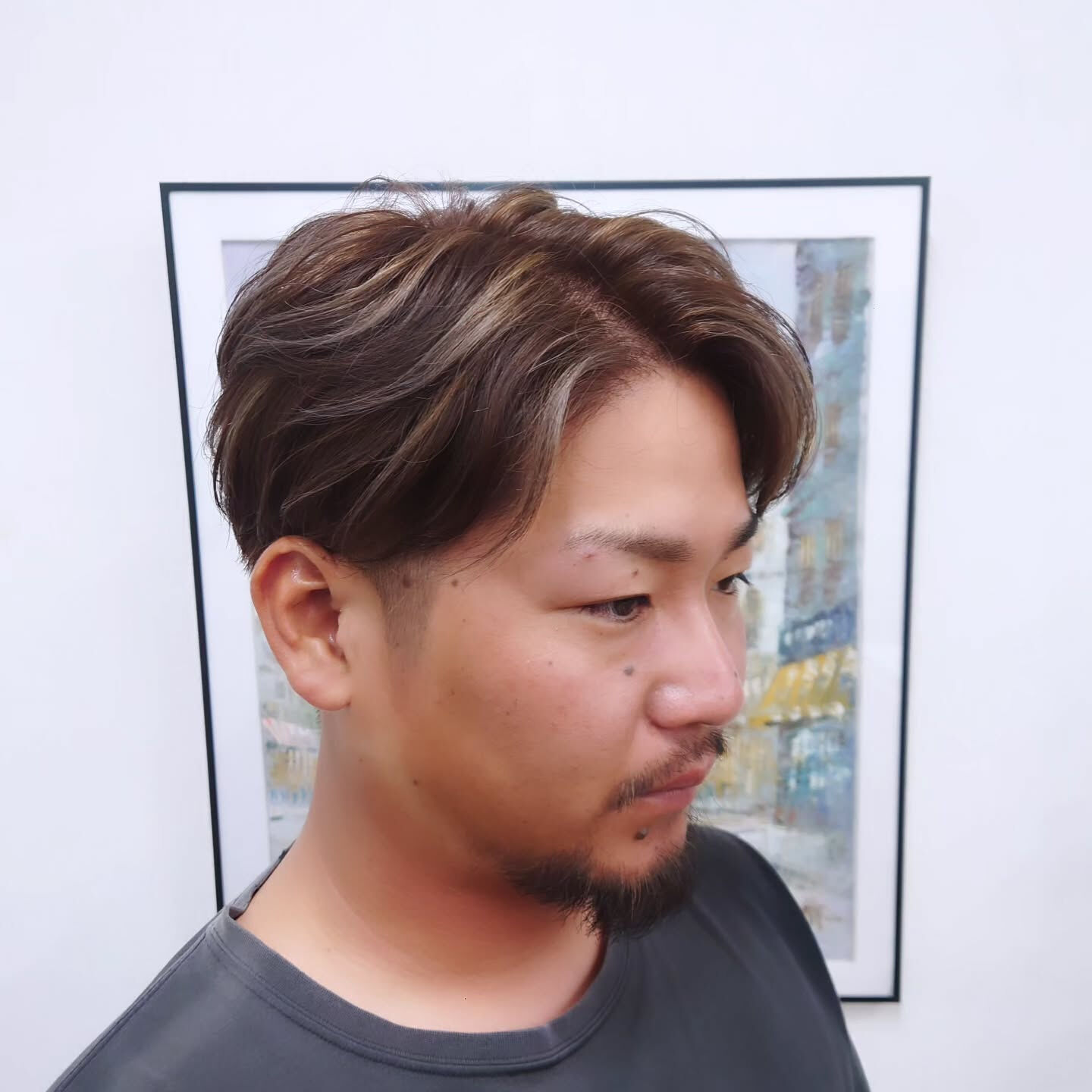 センターパート×メッシュ✂︎